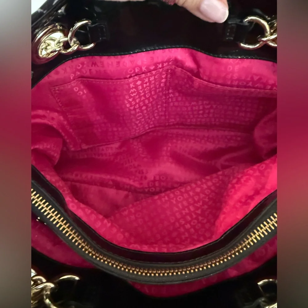 Kate Spade Lindenwood Black and White Leopard (Ocelot) Elena Tote EUC - Picture 11 of 17